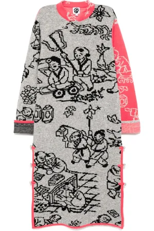 YANYAN KNITS Patterned dress