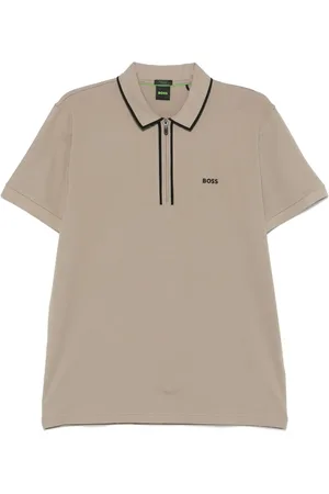 HUGO BOSS Contrast-stripes polo shirt