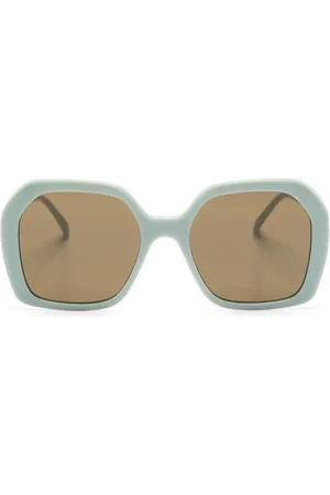 Stella McCartney Chain-arms square-frame sunglasses