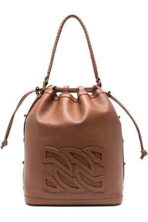 Casadei Leather bucket bag