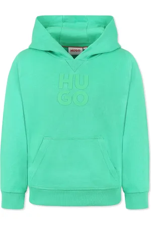 HUGO BOSS Logo-appliqué hoodie