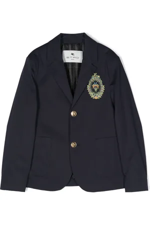 Etro Logo-embroidered blazer