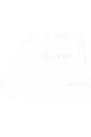 Balmain Logo-print organic-cotton sweatshirt