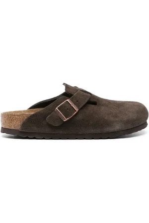 Birkenstock Boston suede slippers