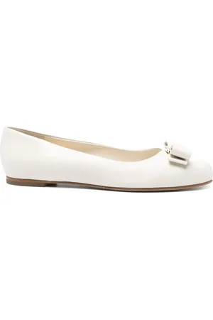 Salvatore Ferragamo Bow-detailed ballet flats