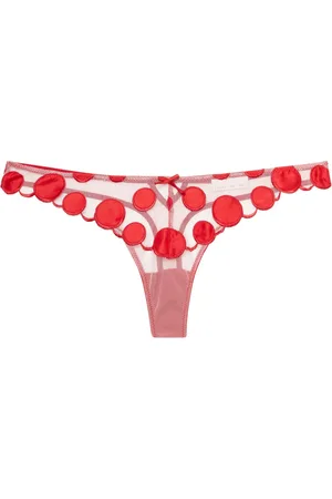 FLEUR DU MAL Polka-dot briefs