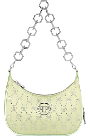 Philipp Plein Monogram Satin shoulder bag