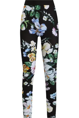 Dolce & Gabbana Floral-print leggings