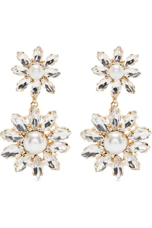 ROSANTICA Floral drop earrings