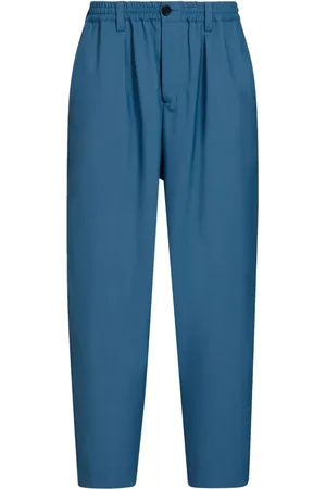 Marni Tropical pleated wool trousers