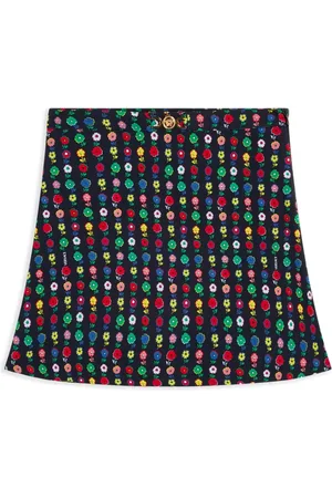 VERSACE Floral-print skirt