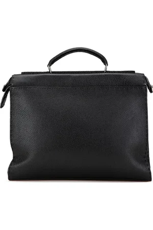 Fendi 2000-2010 Large Leather Selleria Peekaboo Iconic Fit Bag business bag