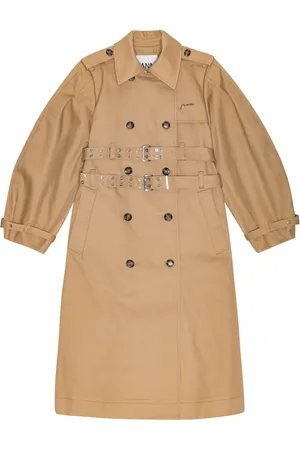 Ganni Belted trench coat