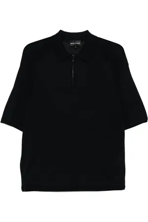 Emporio Armani Fine-knit polo shirt