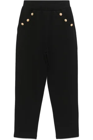 Balmain Embossed-buttons track pants