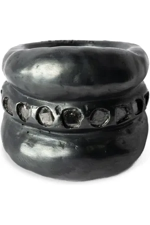 PARTS OF FOUR Stack sterling-silver diamond ring
