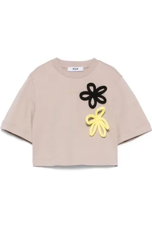 Msgm Cropped T-shirt