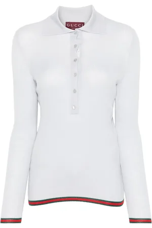 Gucci Web-Stripe polo top