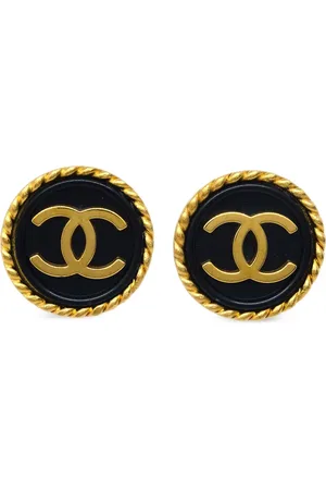 CHANEL 1995 CC clip-on earrings