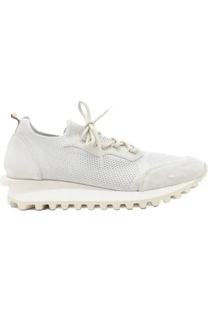 ELEVENTY Micro-mesh panelled trainers