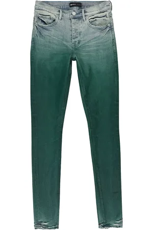 Purple Brand Coated gradient-effect "Blue" jeans