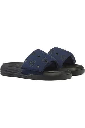 MCM Monogram-pattern slides