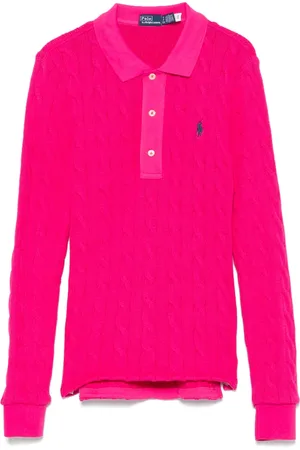Ralph Lauren Cable-knit polo top