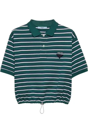 Prada Striped polo top