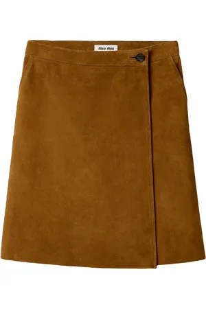 Miu Miu Suede skirt