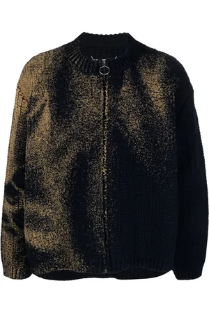 Maison Margiela Sandstorm contrasting-trim wool cardigan
