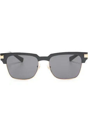 VERSACE Logo-detailing square-frame sunglasses