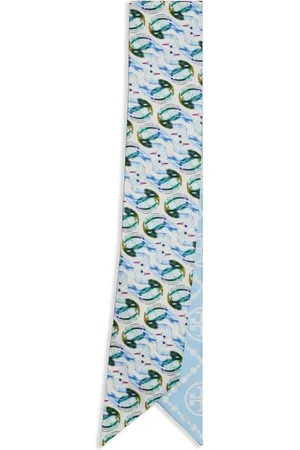Tory Burch Lucky Duck ribbon tie
