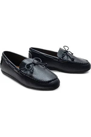 M. Moustache Bow-detail loafers