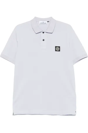 Stone Island Piqué-weave polo shirt