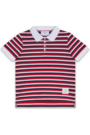 Thom Browne Striped polo t-shirt