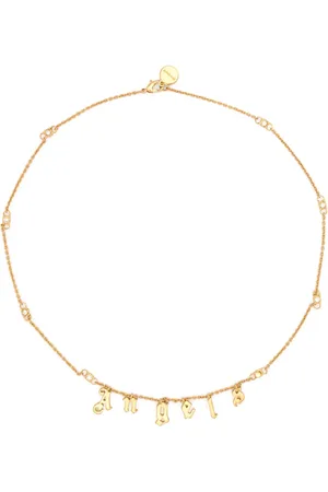 Palm Angels Angels logo necklace