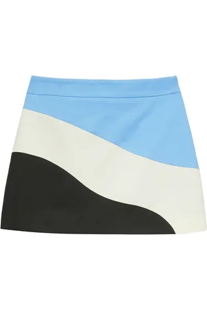 Msgm Colour-block mini skirt