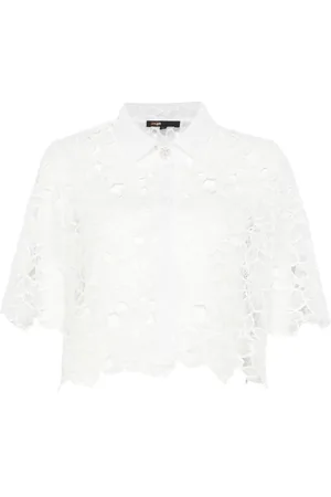 Maje Floral-lace shirt