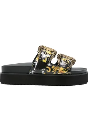 VERSACE Barocco-print slides