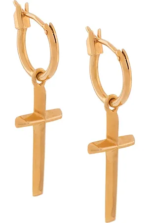 Coup De Coeur Cross hoop earrings
