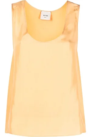 ALYSI Legno silk tank top