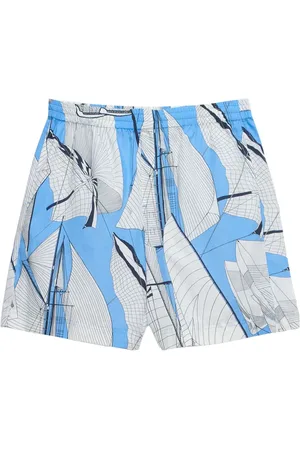 Msgm Abstract-print shorts