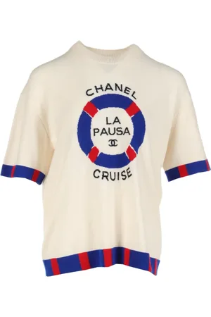 CHANEL 1986-1988 La Pausa knit top