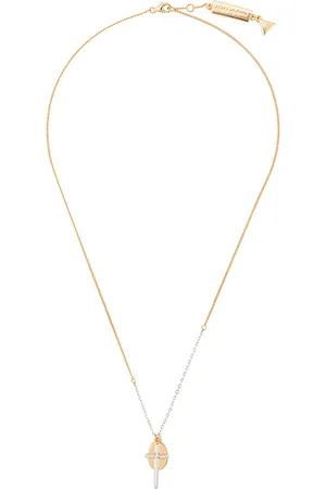 Coup De Coeur Cross and disc necklace