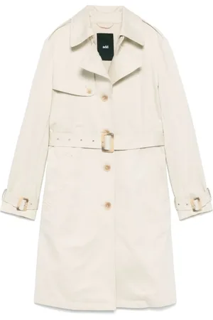 add Single-breasted trench coat