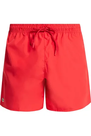 Lacoste Embroidered-logo swim shorts