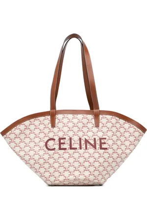Céline 2021 Medium Coated Canvas Triomphe Couffin tote bag