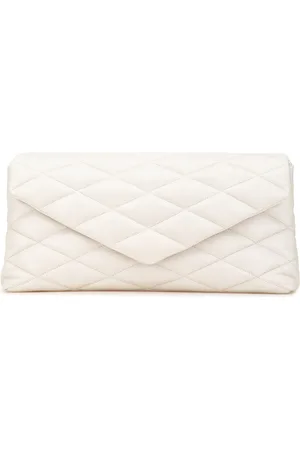 Saint Laurent 2021 Large Quilted Lambskin Sade clutch bag