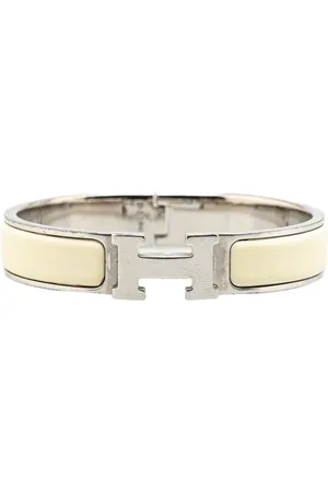 Hermès 20th Century Narrow Enamel Clic H Bracelet PM costume bracelet