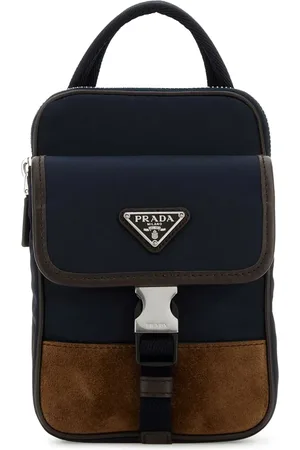 Prada Enamel Triangle logo backpack